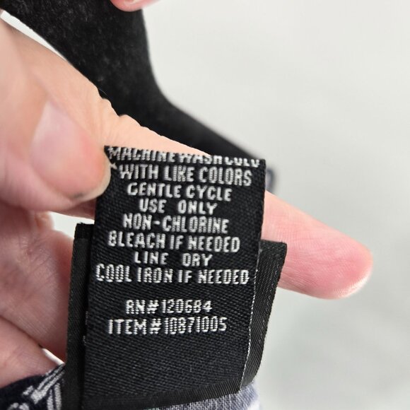 Her Universe Star Wars Black Floral Romper Tie-Front Pockets Size Small - Picture 10 of 11